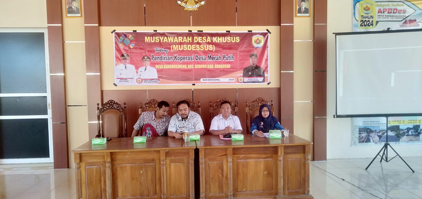 MUSDESUS: Pelaksanaan Musdesus Pembentukan Kopdes Merah Putih di Salah Satu Desa di Kabupaten Grobogan