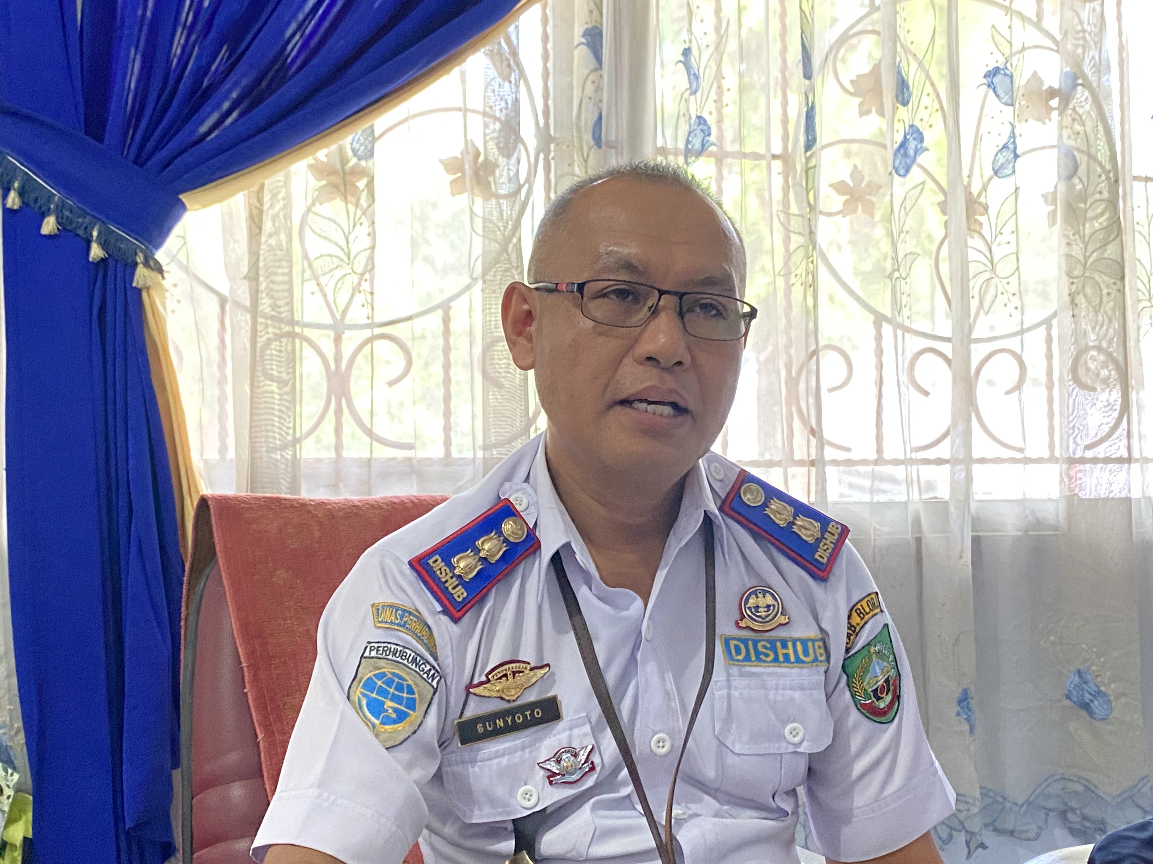 Kabid LLAJ Dinas Perumahan, Permukiman dan Perhubungan (Dinrumkimhub) Blora Sunyoto