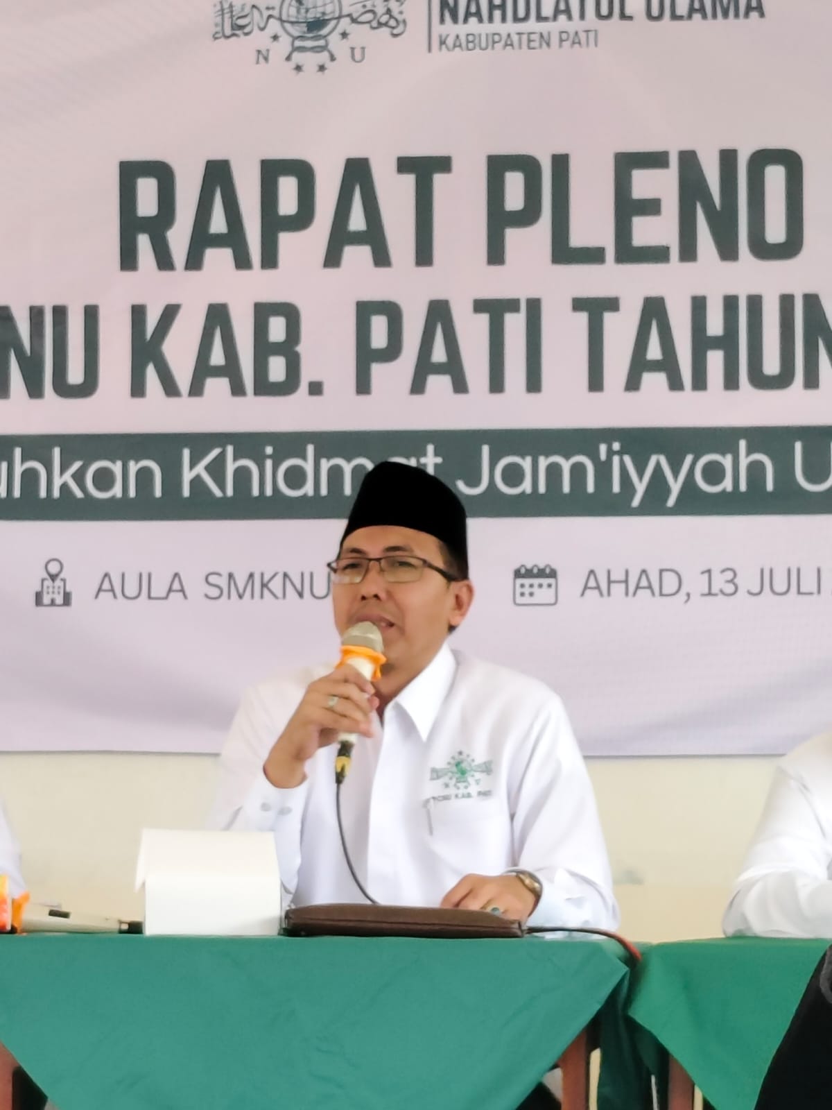 Ketua PCNU Pati, KH Yusuf Hasyim, mengapresiasi sikap legawa Bupati Pati Sudewo terkait kesalahan kebijakan sekolah lima hari. (ACHMAD ULIL ALBAB/RADAR KUDUS)