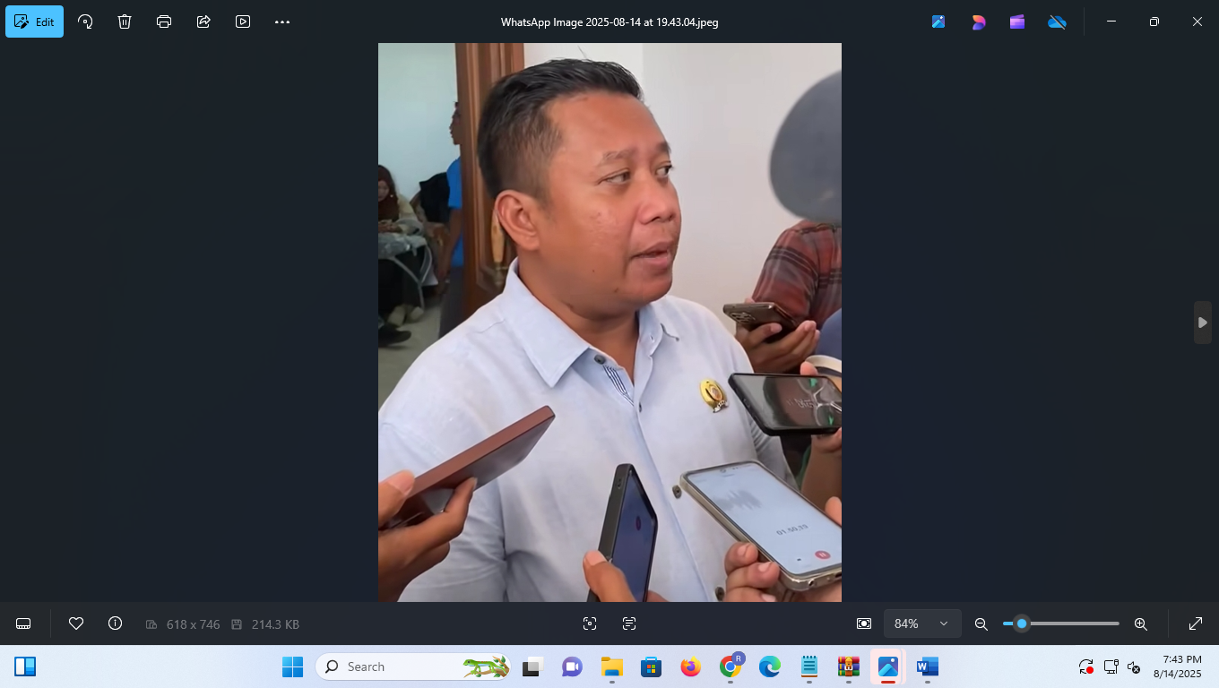 Ketua Pansus Hak Angket Penyelidikan Kebijakan Bupati Pati Sudewo, Teguh Bandang Waluyo.
