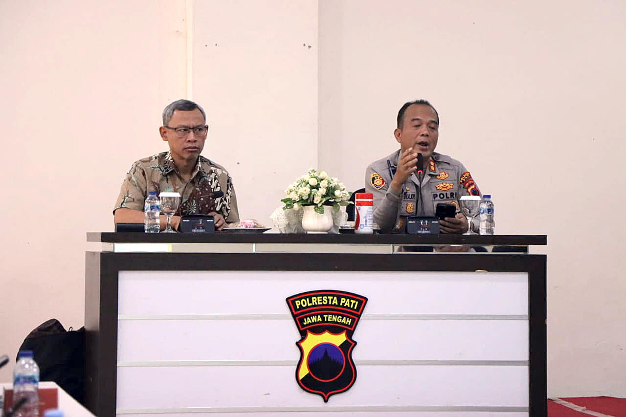 TERLUSURI KRONOLOGI: Komnas HAM RI mendatangi Polresta Pati untuk mengklarifikasi terkait adanya korban saat demo Pati.
