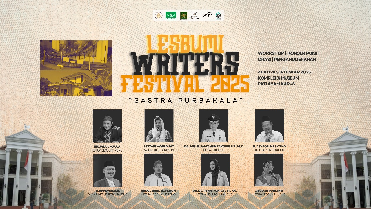 Tokoh yang bakal hadir dalam acara Lesbumi Kudus Writers Festival 2025.
