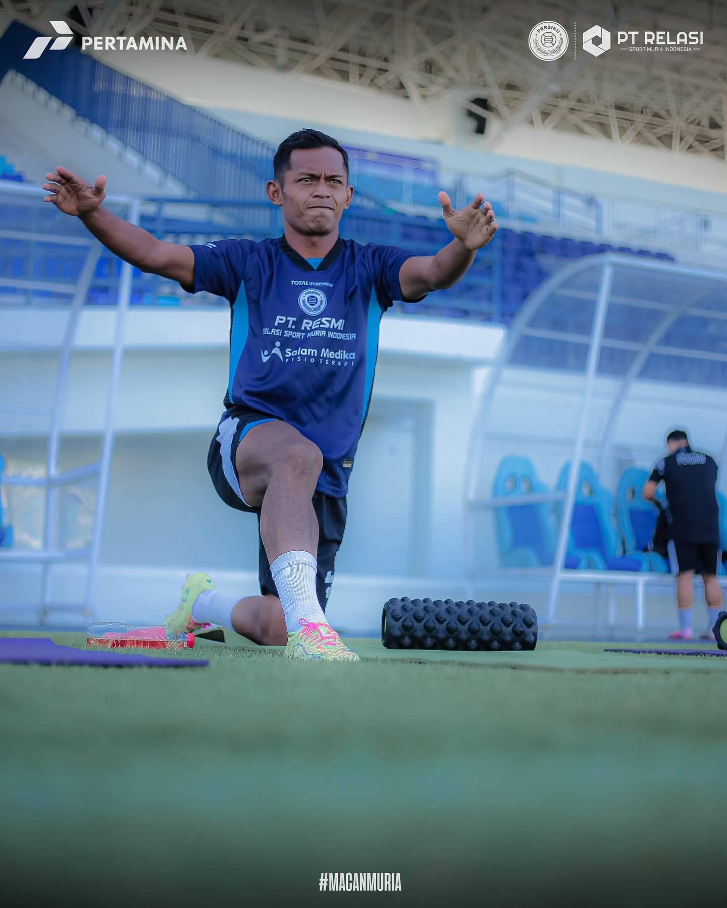 Eka Angger salah satu motor serangan tim Persiku Kudus di Championship. (OFFICIAL PERSIKU)