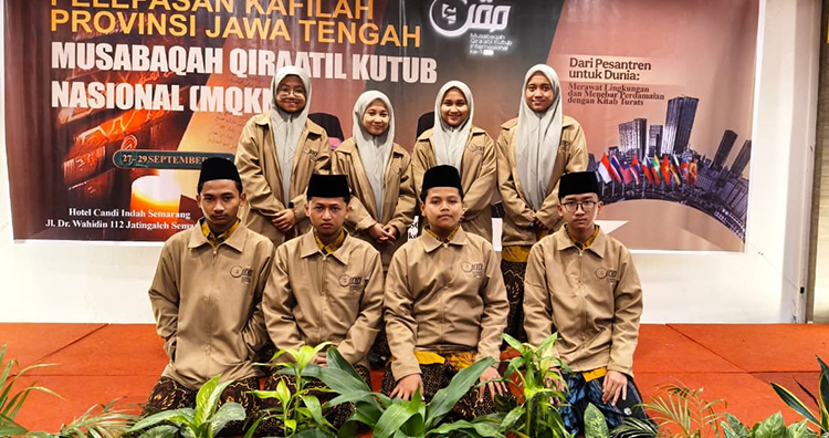 BERKOMPETISI: Sembilan Kafilah Rembang berkompetisi di MQK nasional.(KEMENAG RBG UNTUK RADAR PATI)
