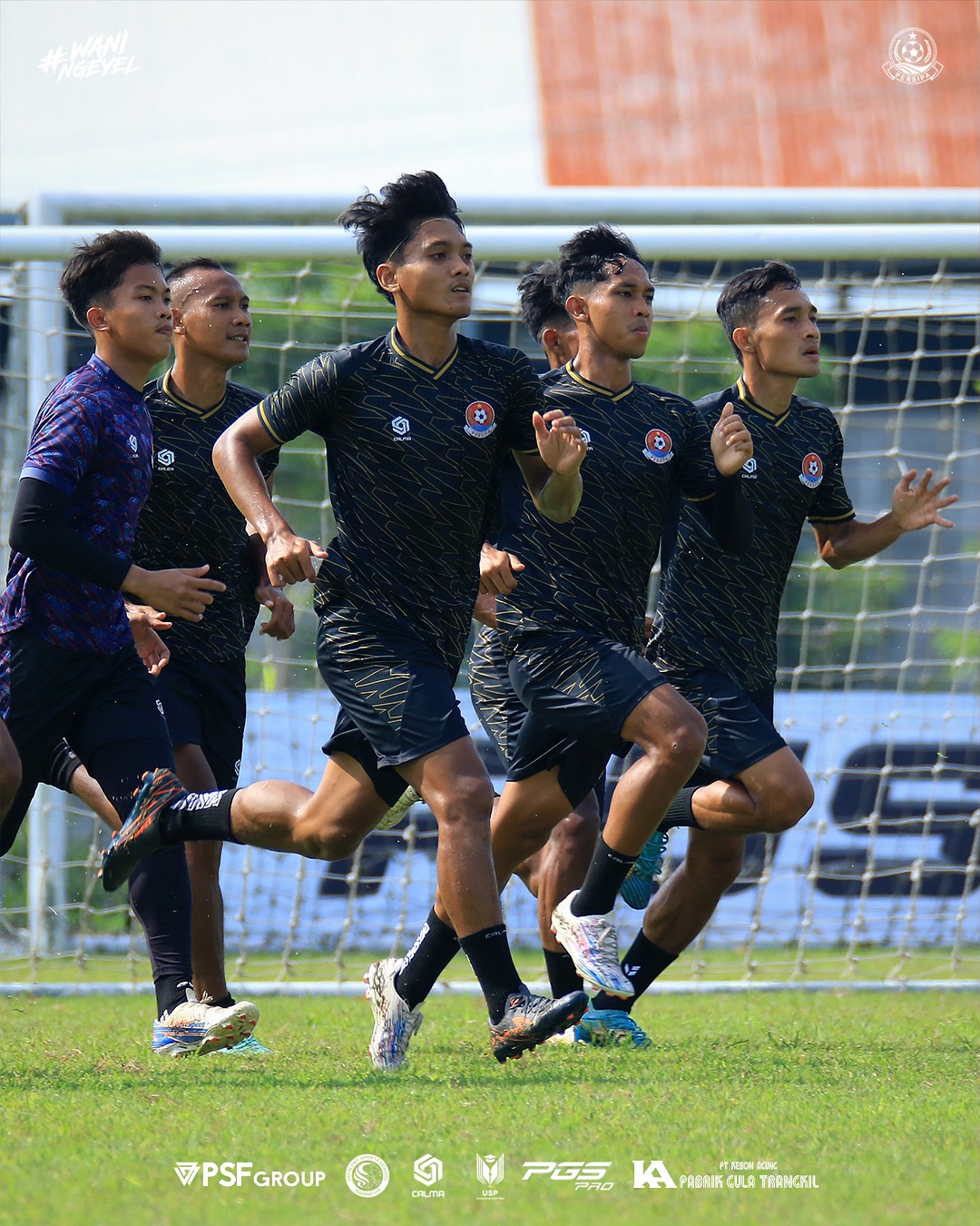Latihan rutin dilakukan punggawa Persipa Pati di training ground Gelora Soekarno, Mojoagung Trangkil Pati. (PERSIPA PATI UNTUK RADAR KUDUS)