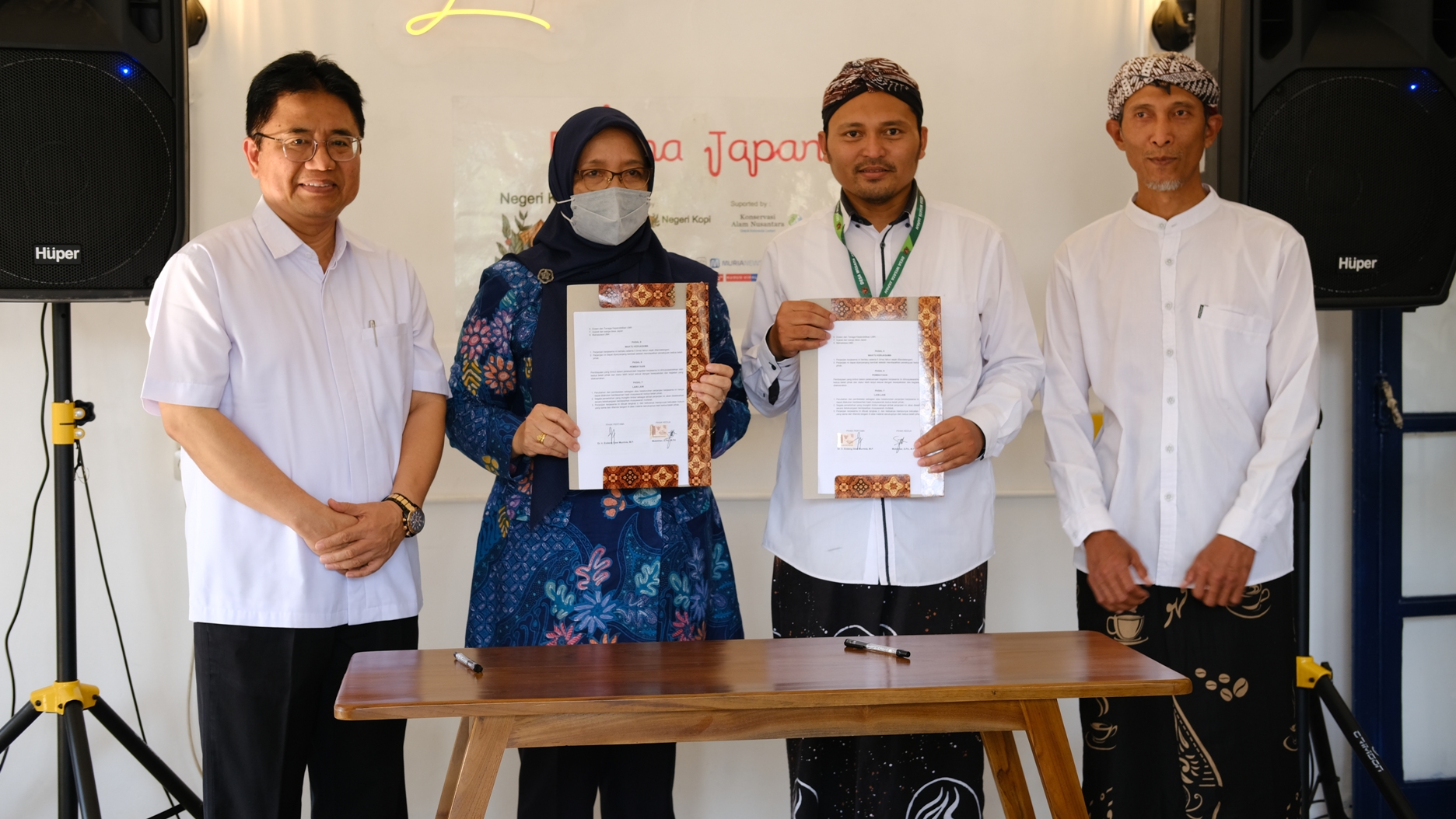 Penanda Tanganan Kerjasama Antara UMK Kudus dan Desa Wisata Japan