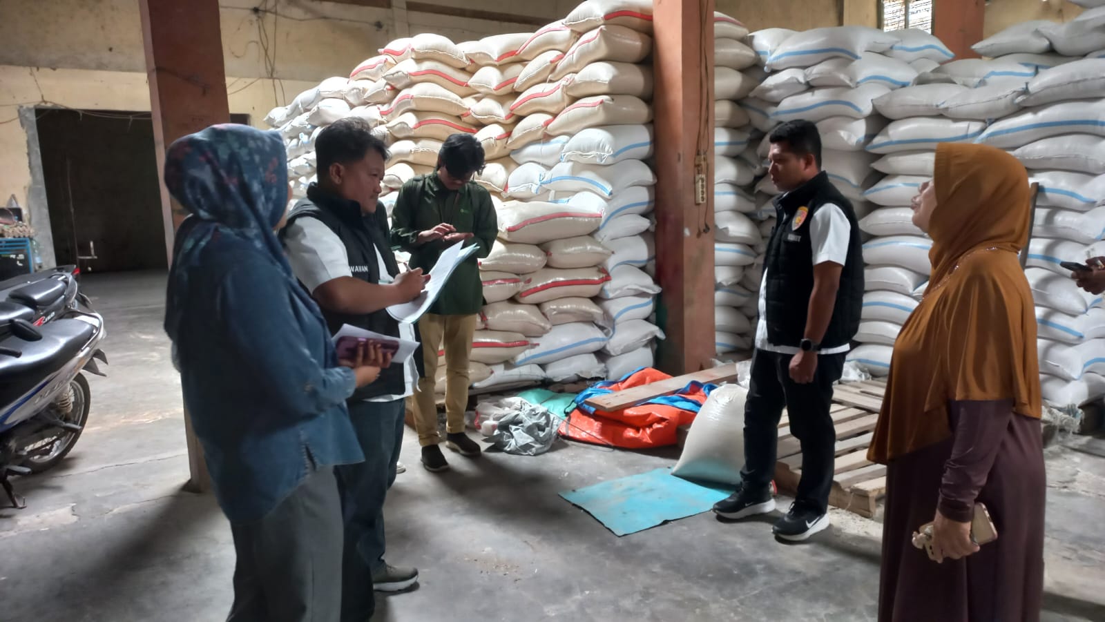 SIDAK: Bapanas saat sidak di sejumlah titik Kabupaten Grobogan.