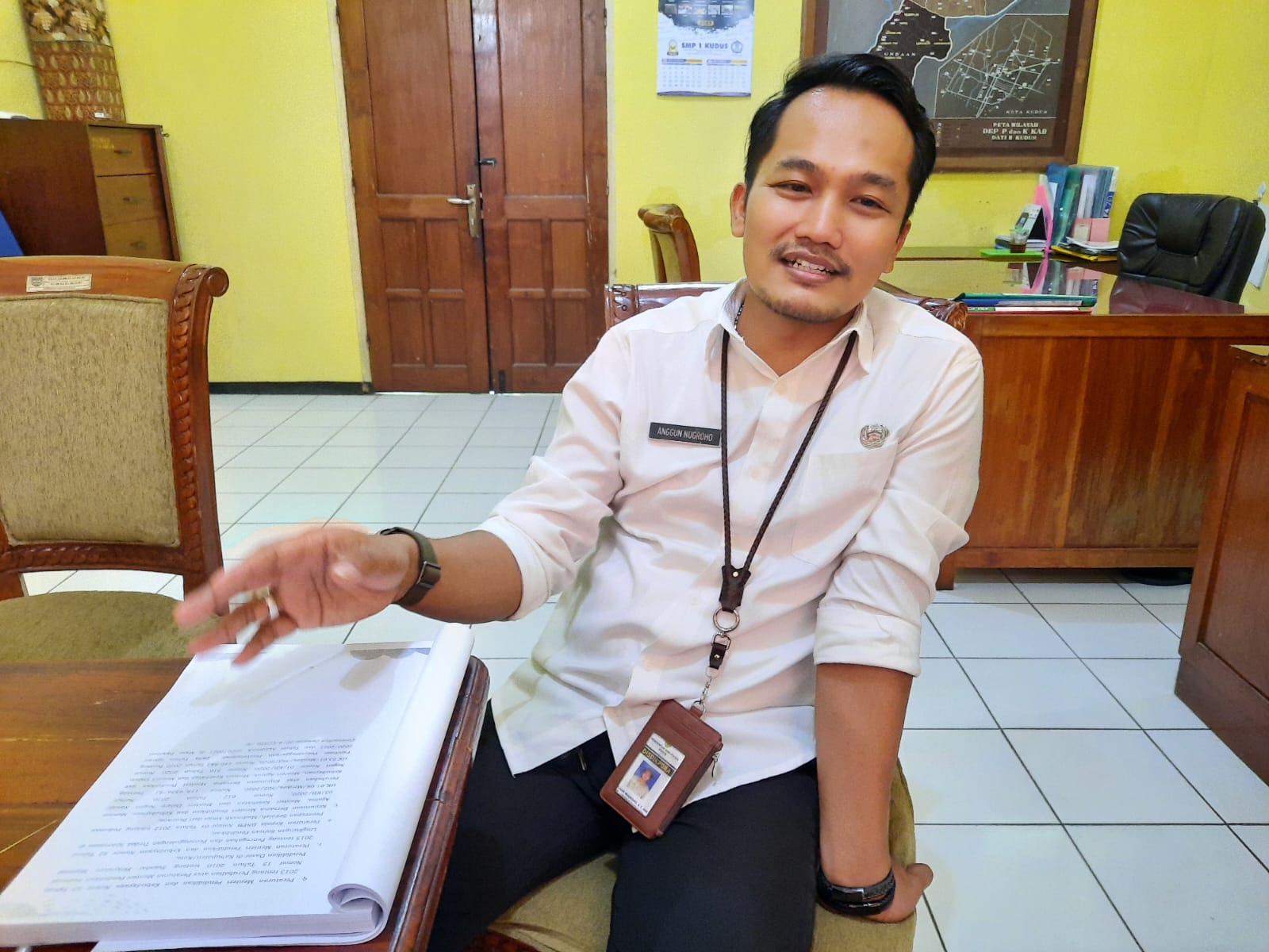 Kabid Dikdas Disdikpora Kudus, Anggun Nugroho