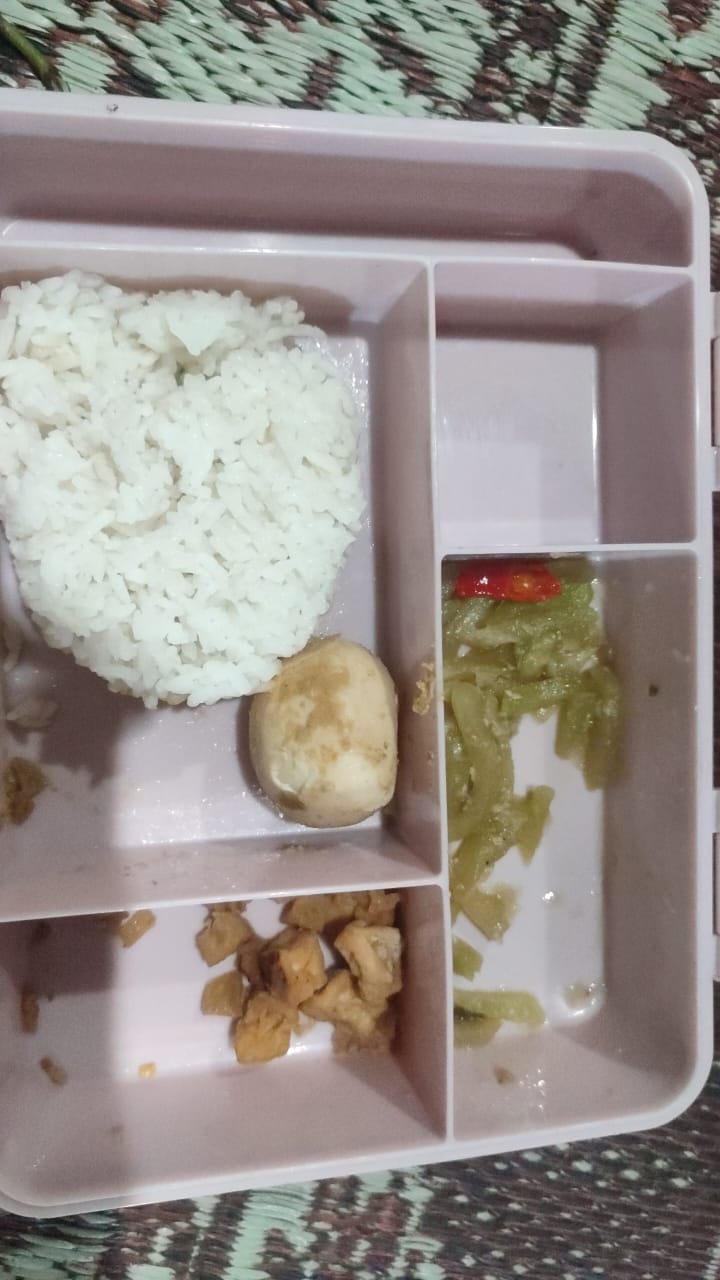 menu makanan bergizi gratis (MBG) di Grobogan.