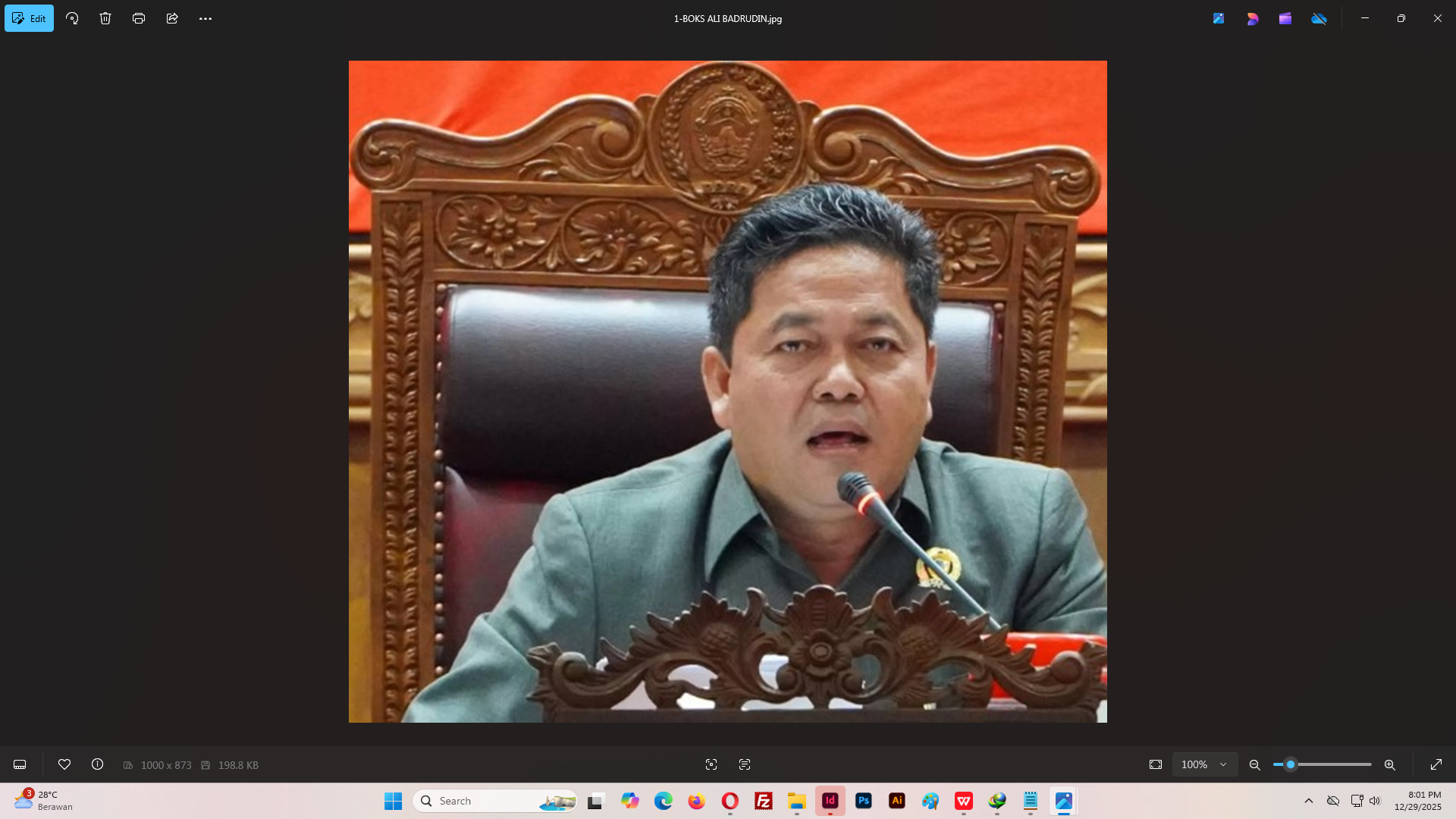 Ketua DPC PDIP Pati terpilih Ali Badrudin