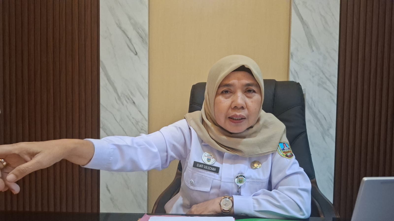 Kepala Badan Pengelolaan Pendapatan, Keuangan dan Aset Daerah (BPPKAD) Kabupaten Kudus, Djati Solechah