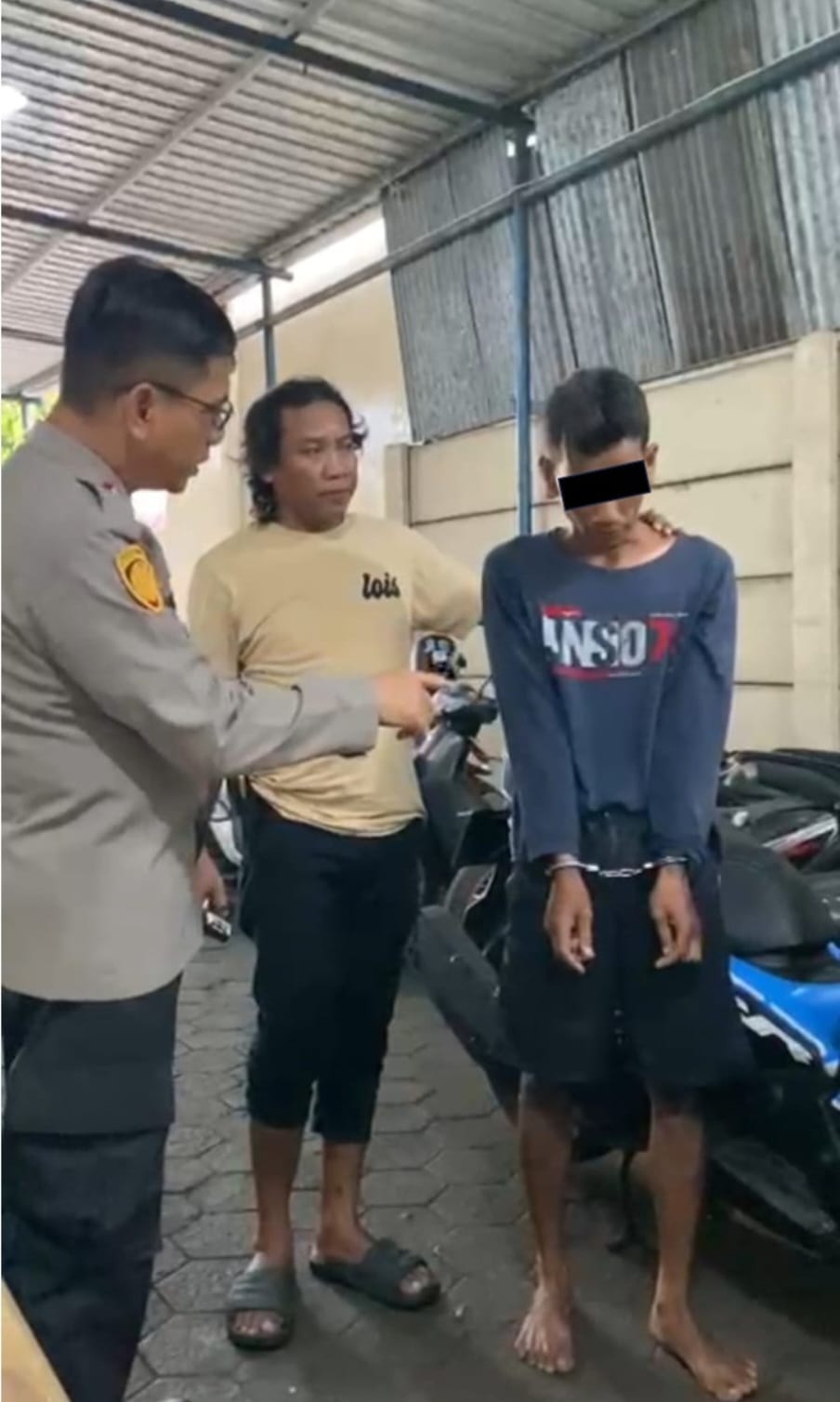 Residivis pencurian motor kembali tertangkap Polres Kudus. (Humas Polres Kudus)