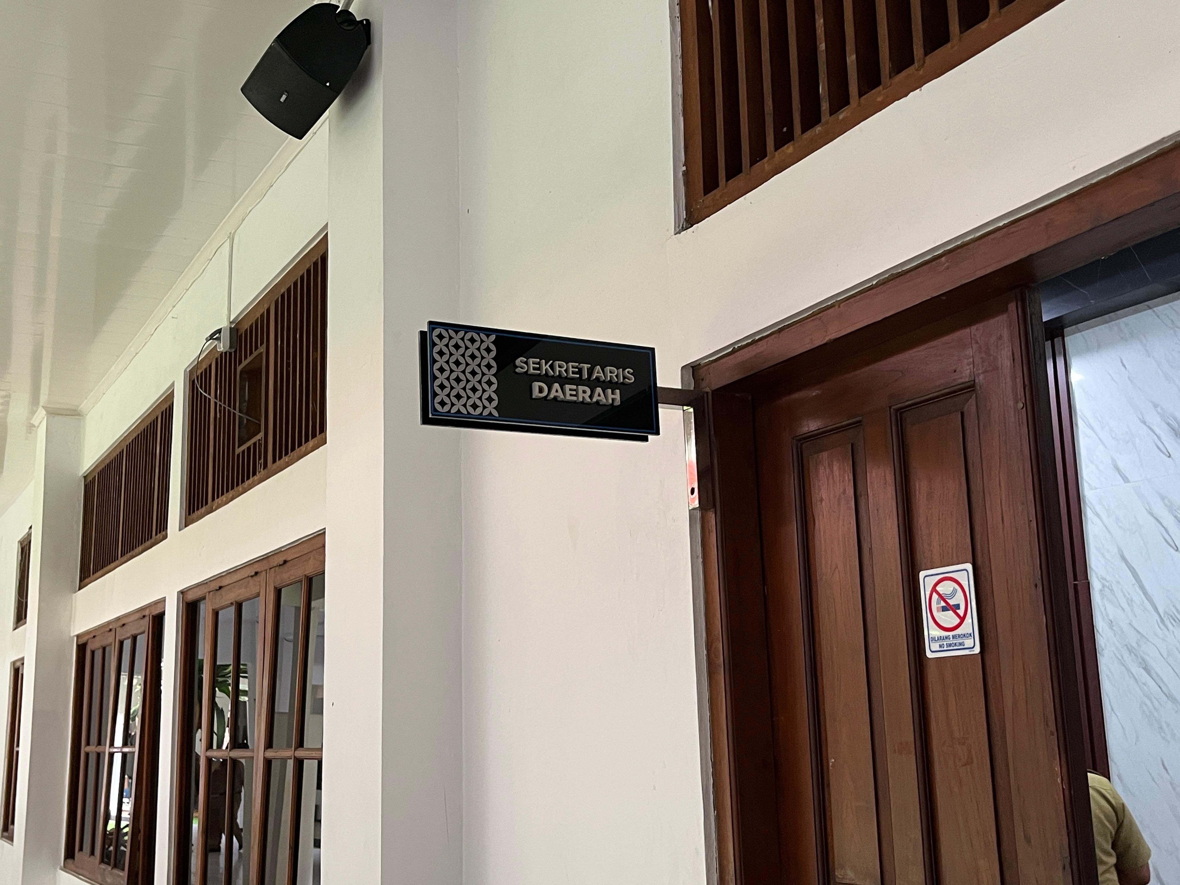 Ruangan Sekda Kabupaten Pati. (ACHMAD ULIL ALBAB/RADAR KUDUS)