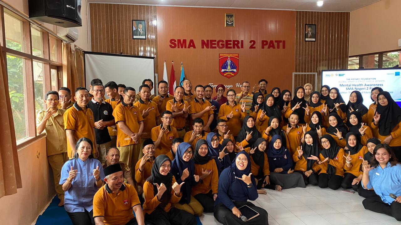 Program Mental Health Awareness di SMAN 2 Pati yang digelar oleh Rotary International District 3420. (ISTIMEWA)