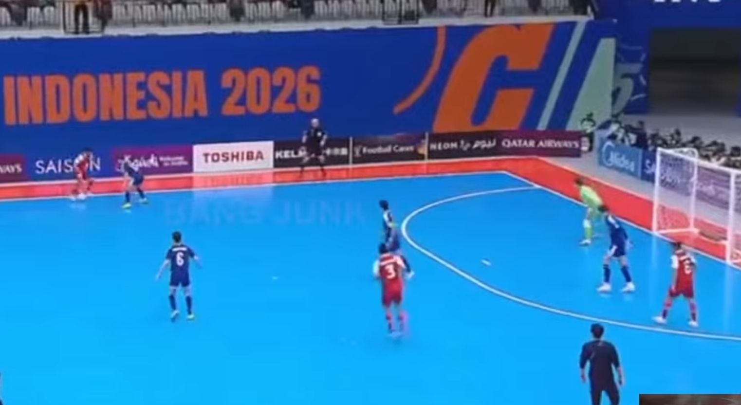 Timnas Futsal Indonesia versus Jepang.