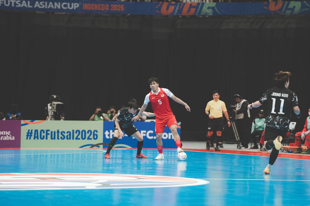 Israr Megantara, pemain timnas futsal Indonesia.