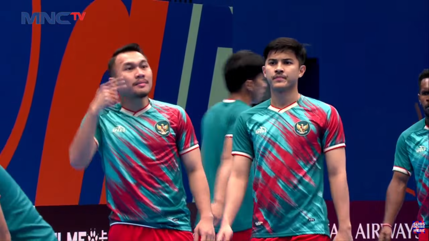 Samuel Eko dkk bersiap menghadapi partai final.