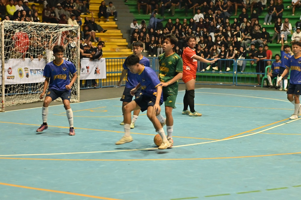 Pati Futsal League di GOR Pesantenan pada Januari lalu. (PFL UNTUK RADAR PATI)
