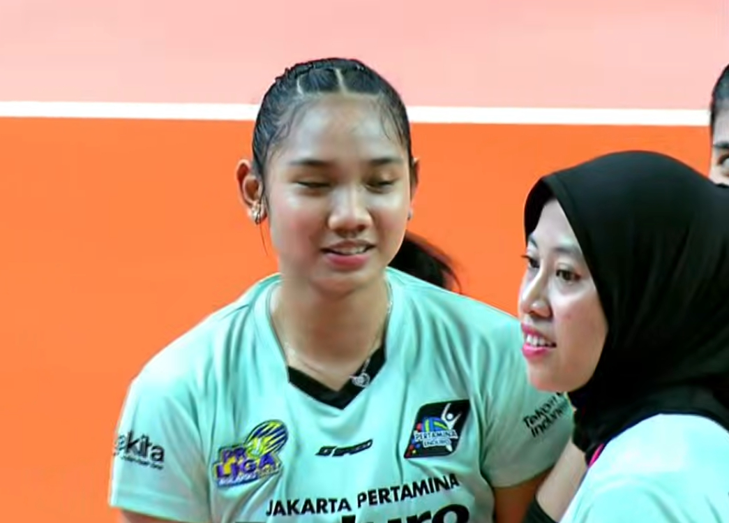 Jakarta Pertamina unggul atas Popsivo pada set satu.