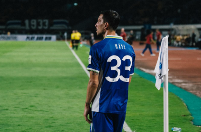 Gelandang Persib Bandung Thom Haye.