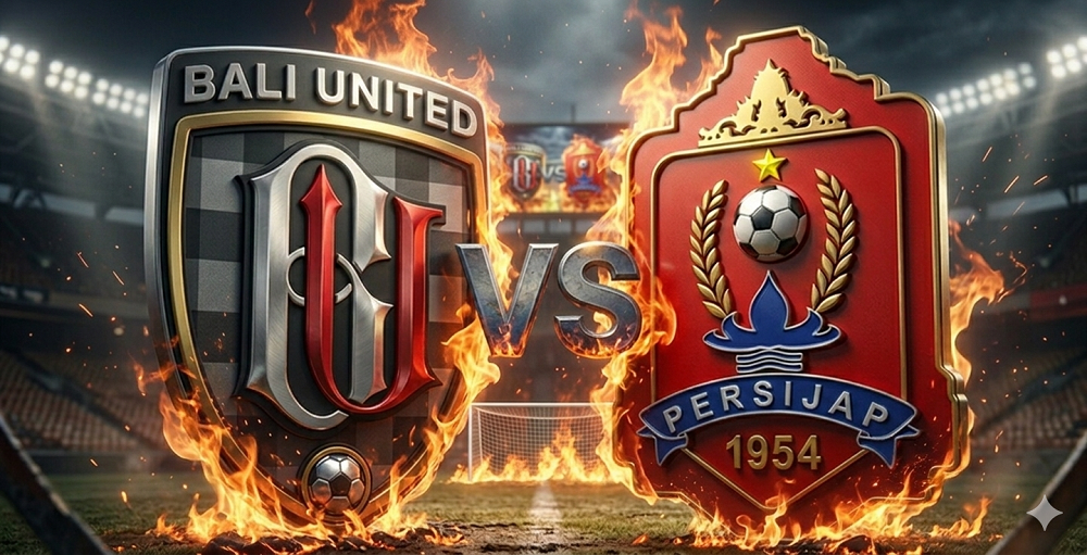 Bali United Vs Persijap Jepara.