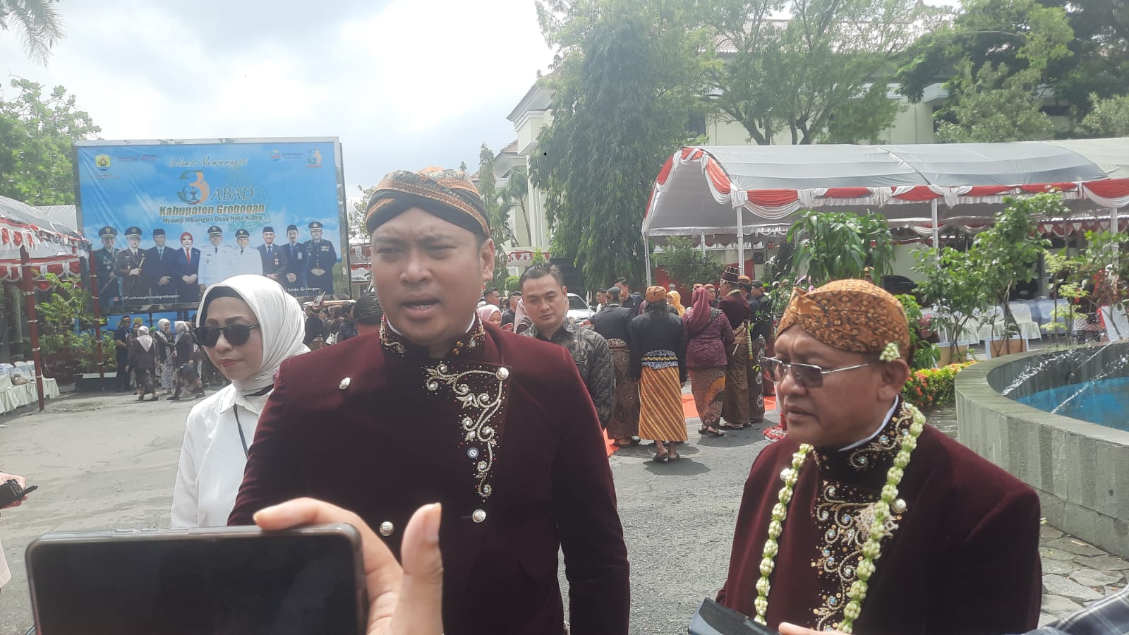 Wamentan RI Sudaryono saat di Boyong Grobog HUT ke-300 Grobogan.