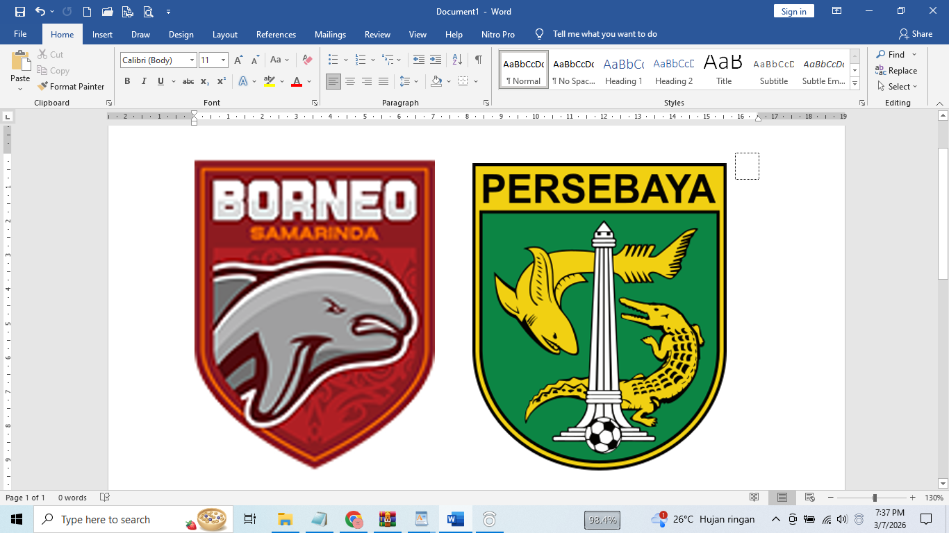 Borneo FC VS Persebaya Surabaya