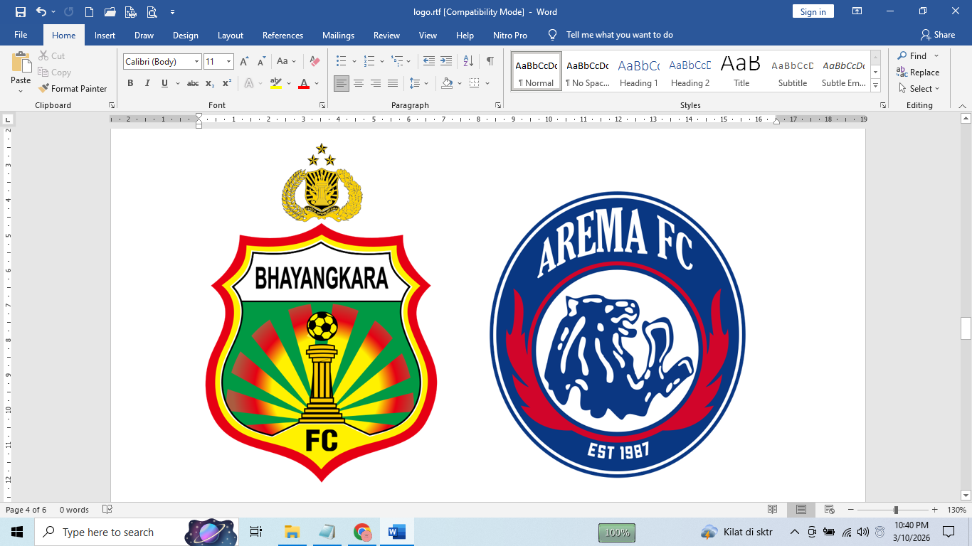 Bhayangkara FC Vs Arema FC