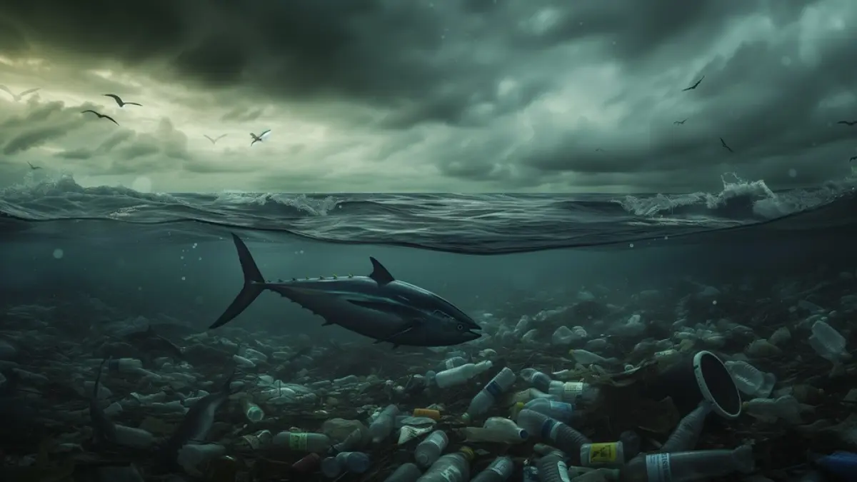 Pencemaran laut. (ilustrasi Freepik)