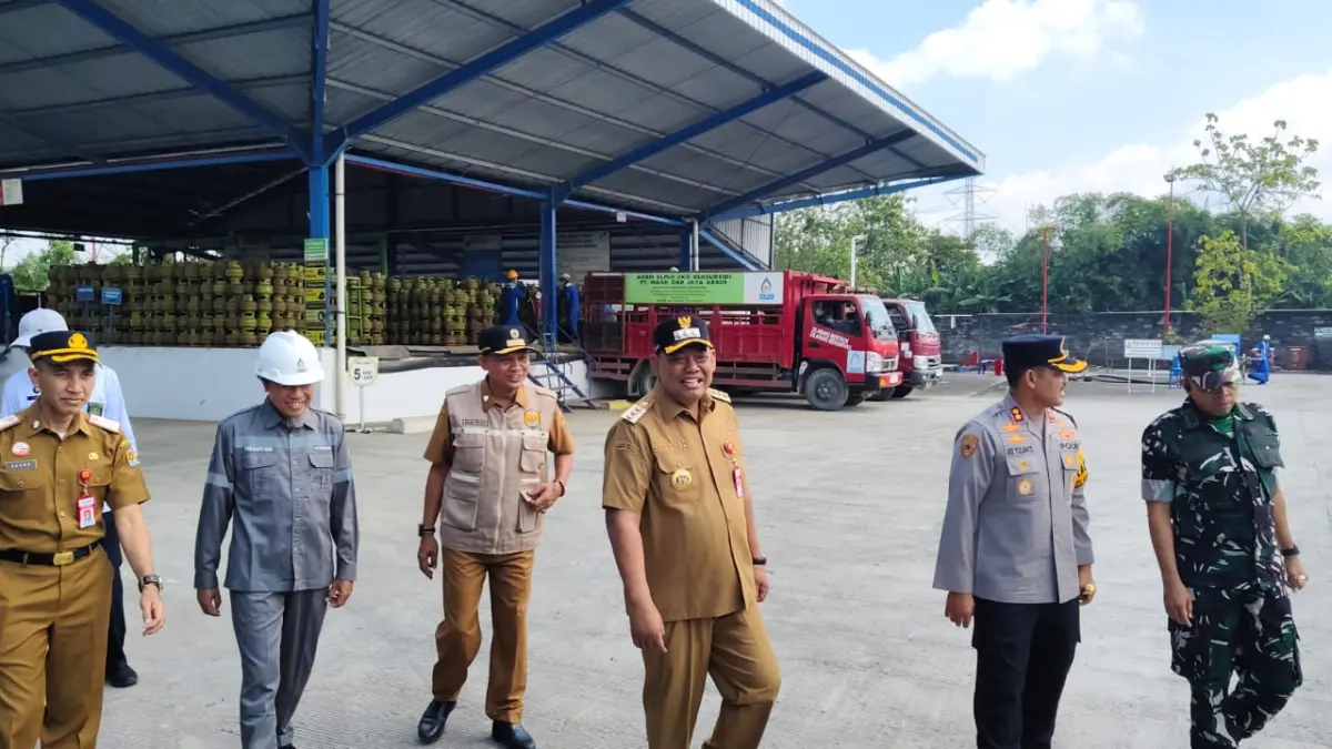 Forkopinda Grobogan sidak LPG 3kg. 