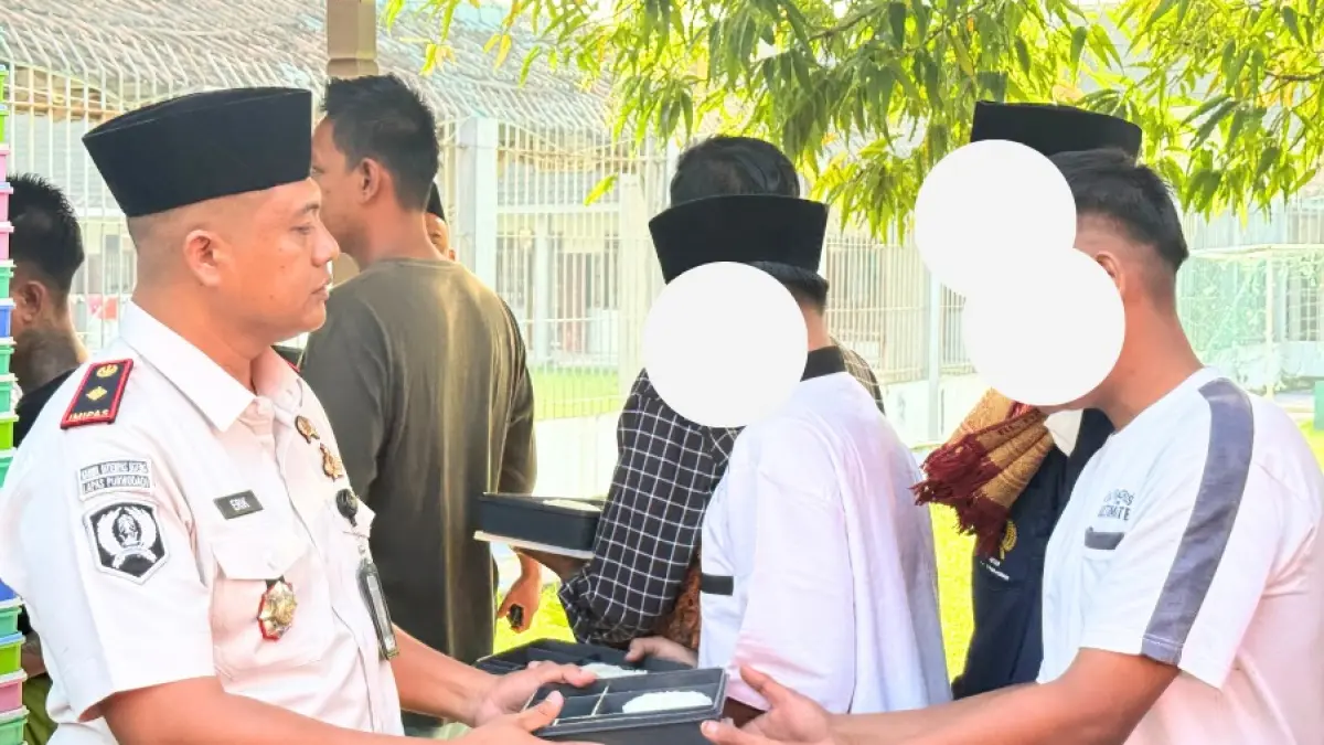 REMISI: Sebanyak 157 napi Lapas Kelas IIB Purwodadi mendapatkan remisi Lebaran.