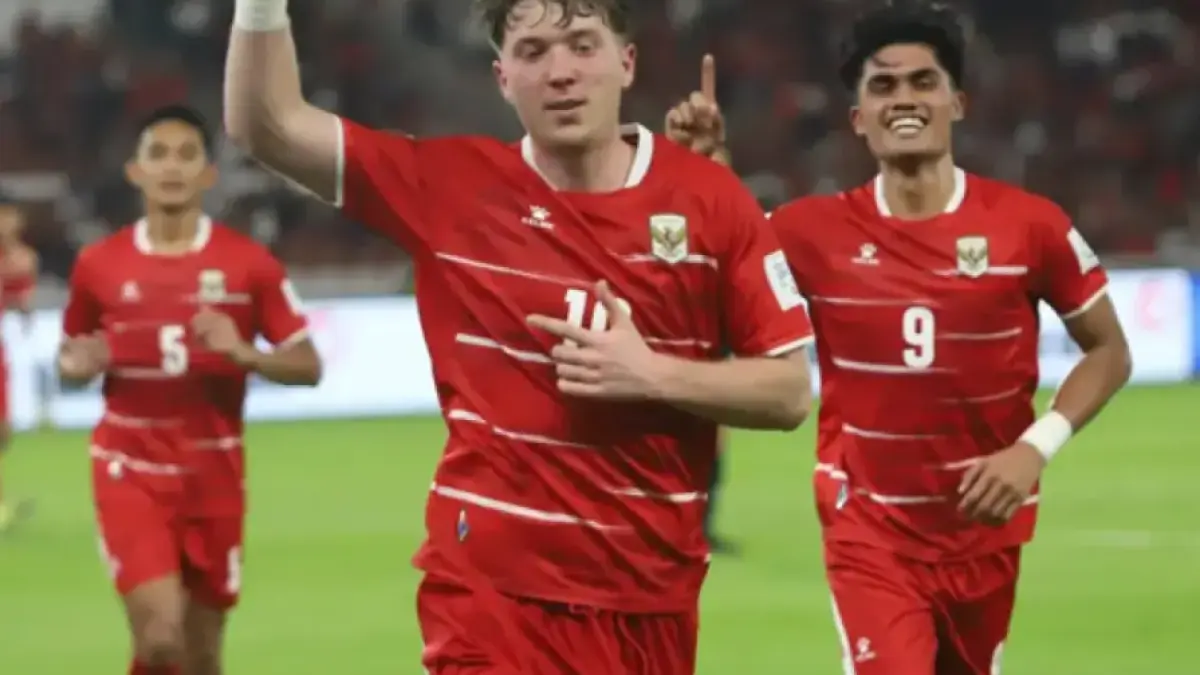 Striker timnas Indonesia Ole Romeny.