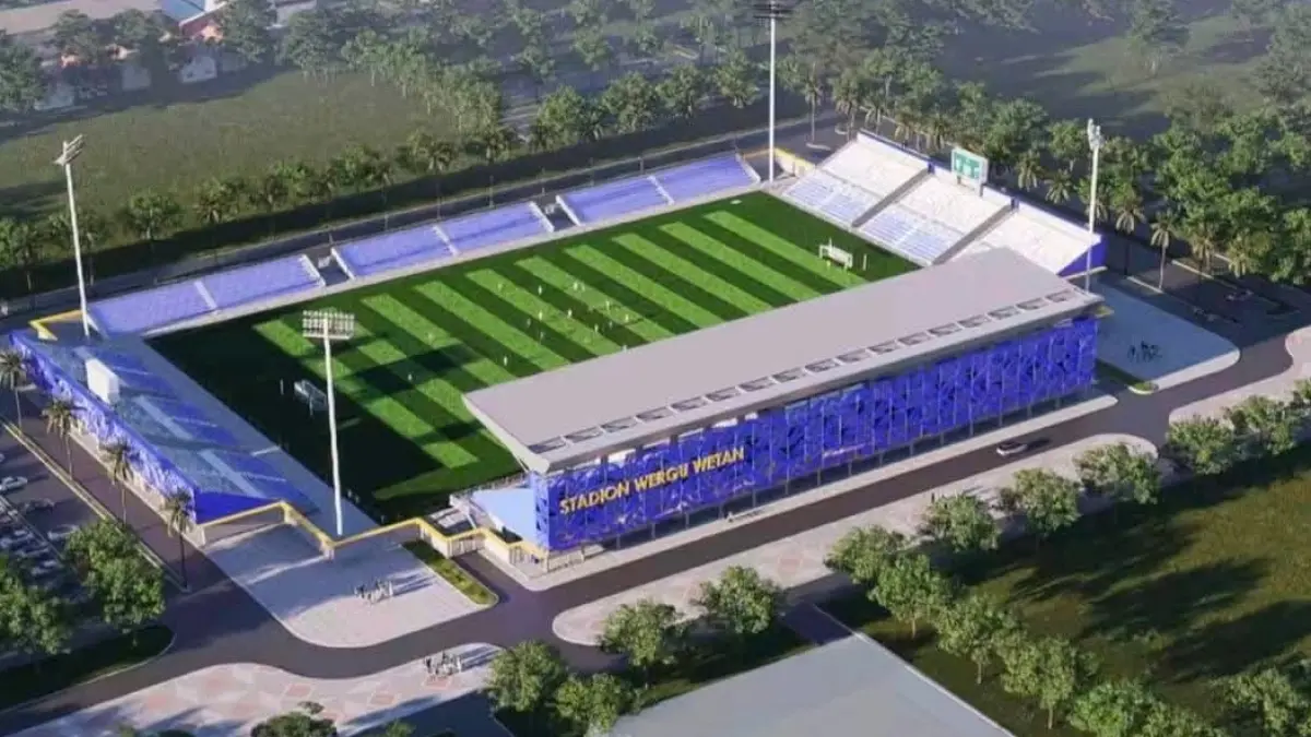 Desain Stadion Wergu Wetan Kudus. (KEMEN PUPR RI)