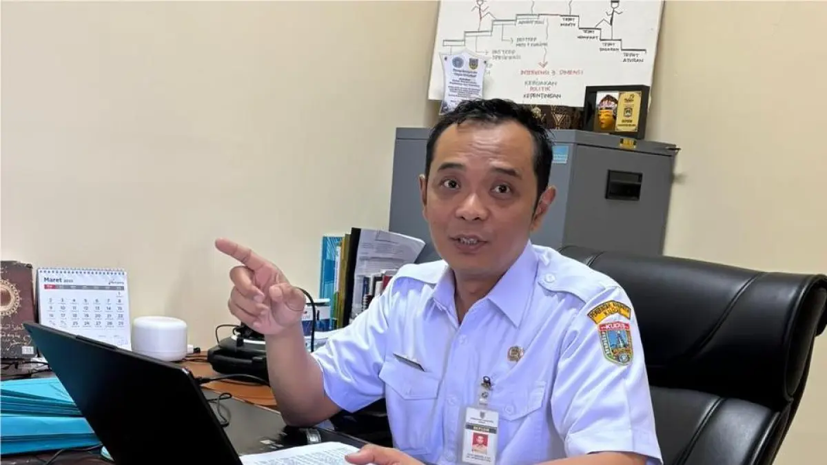 Kepala Dinsos P3AP2KB Kudus Putut Winarno. (INDAH SUSANTI/RADAR PATI)