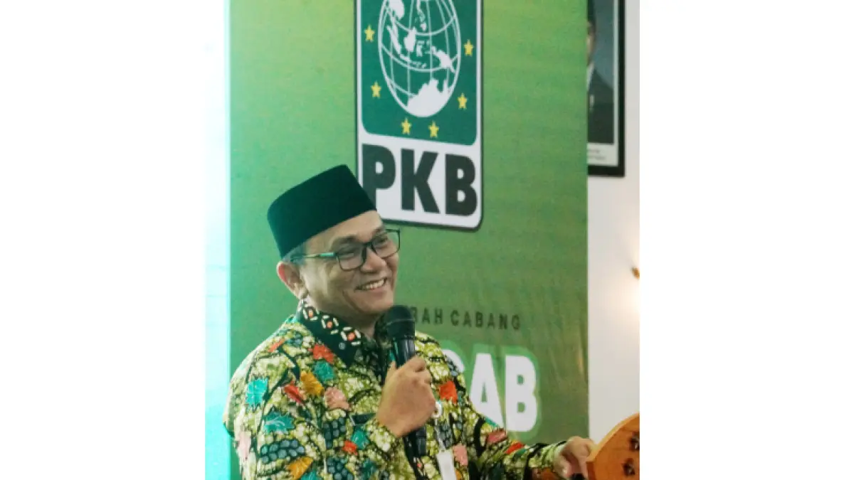 Plt Bupati Pati Risma Ardhi Chandra meramaikan bursa calon ketua DPC PKB Pati. (ULIL ALB/RADAR PATI) 