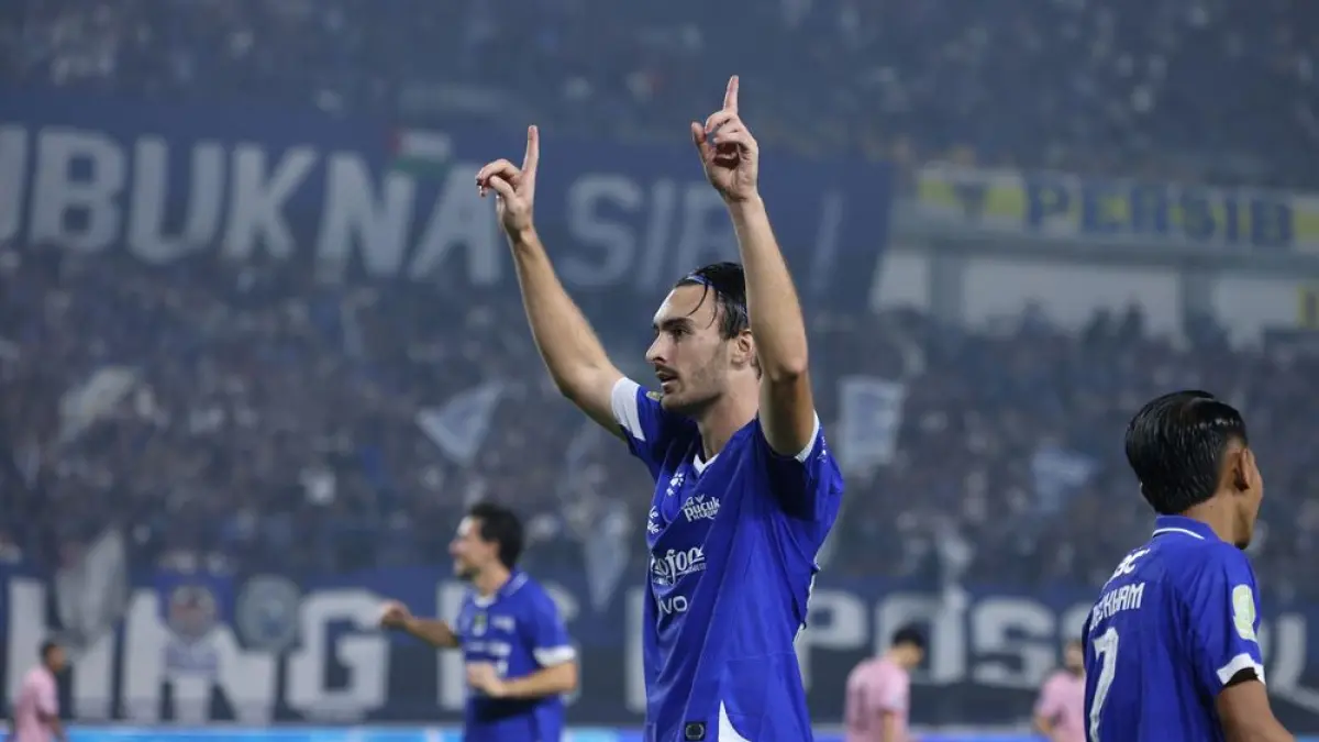 Penyerang Persib Bandung Andrew Jung kerap menjadi kartu as bagi timnya.