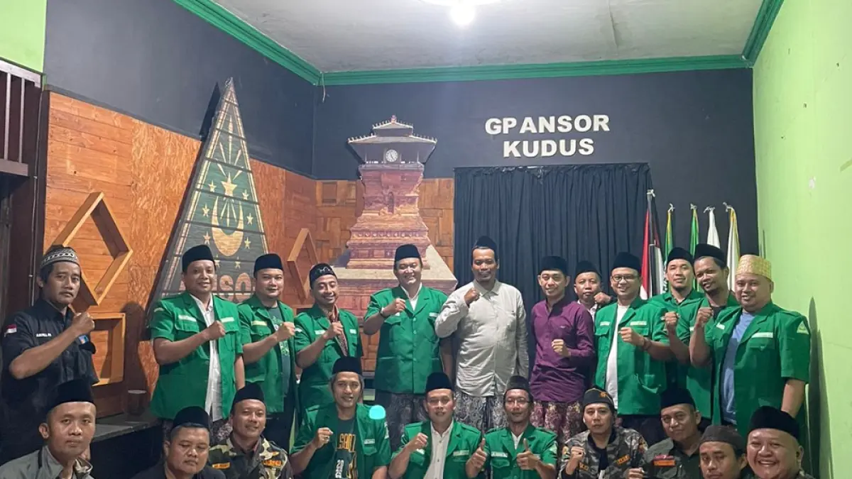 PC GP Ansor Kudus melaksanakan doa bersama memperingati hari lahir ke-92 Ansor. 