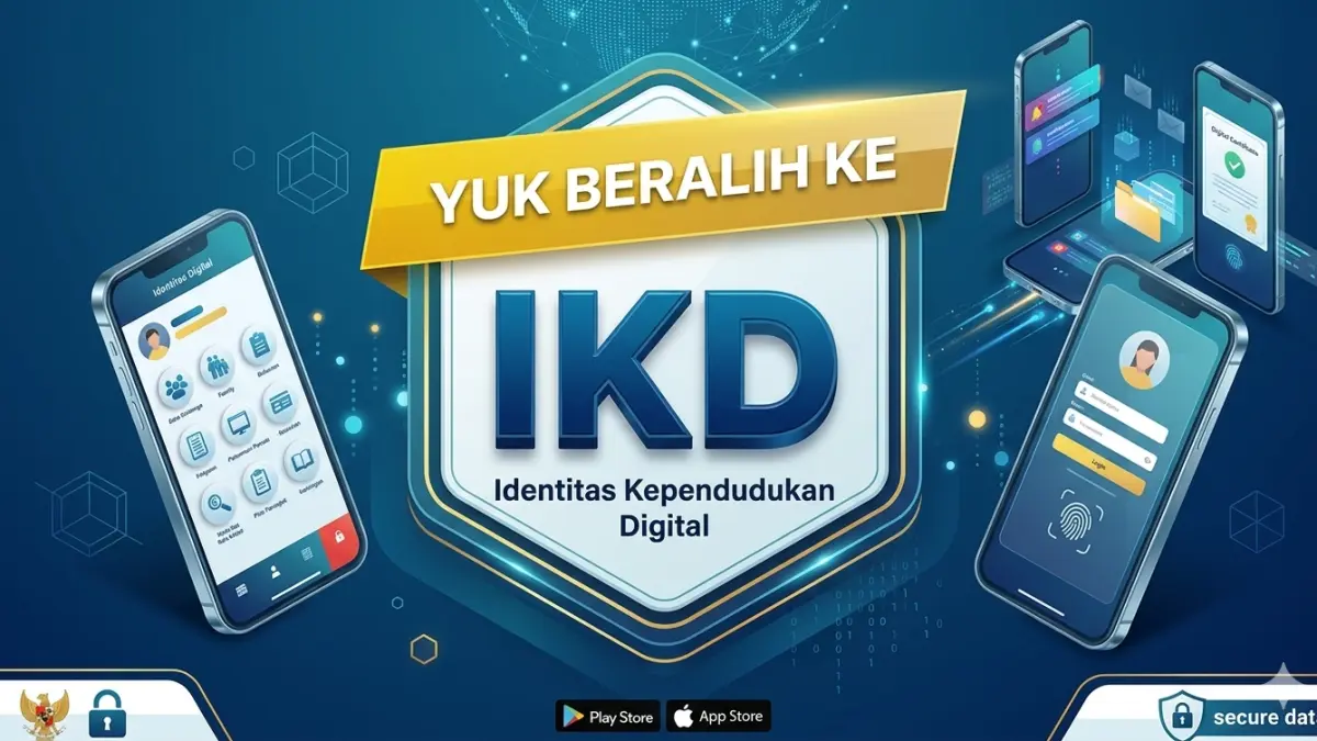 Identitas Kependudukan Digital. (ilustrasi IKD).