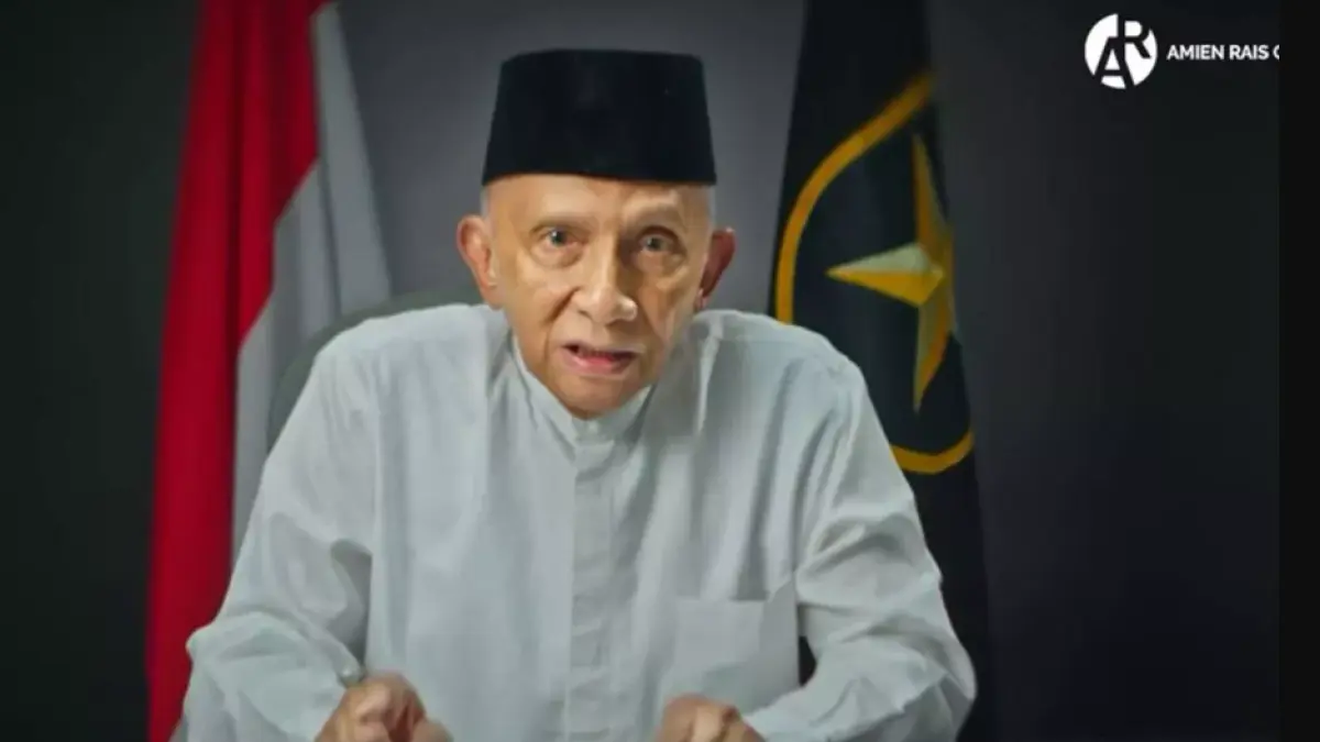 Amien Rais dinilai membuat video hoaks. (Tangkapan layar Youtube Amien Rais)