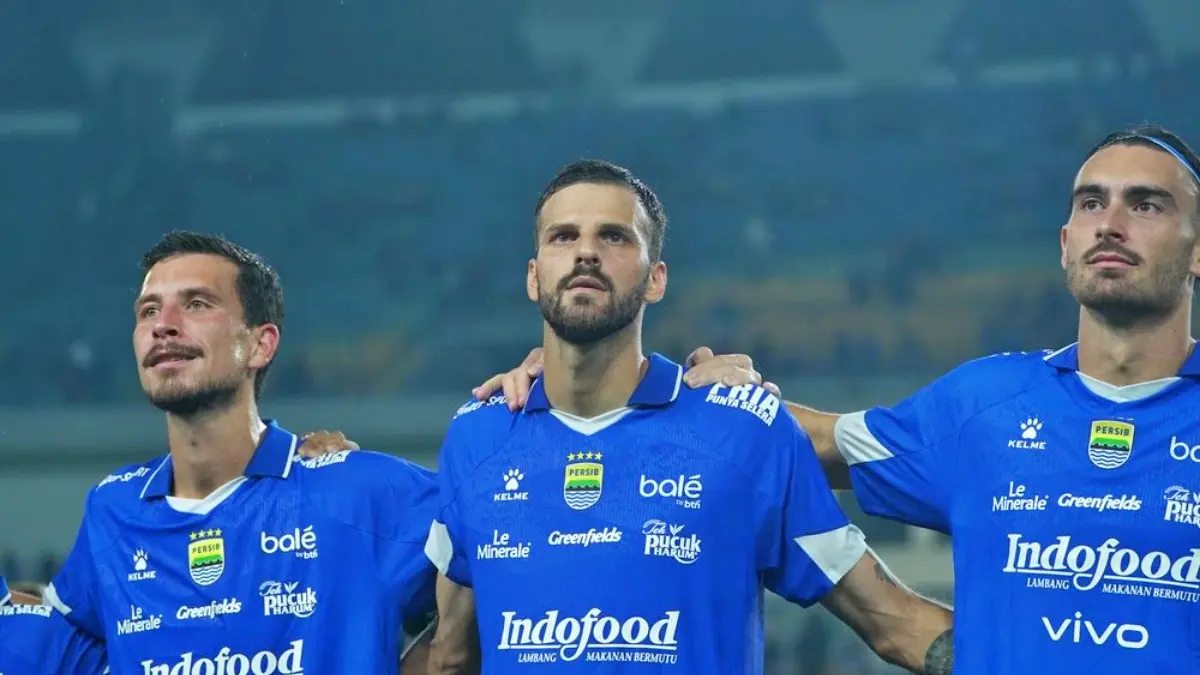 Gol Cepat Matricardi Bawa Persib Bandung Unggul atas PSIM Yogyakarta. (JPcom)