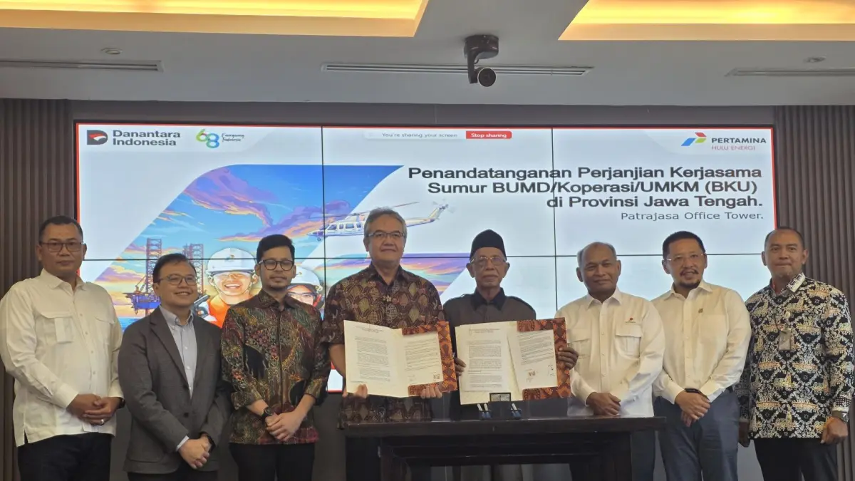 
SAH: Penandatanganan perjanjian kerjasama di Kantor Pertamina EP Cepu Regional 4 di Jakarta. (SUTRISNO UNTUK RADAR PATI)
