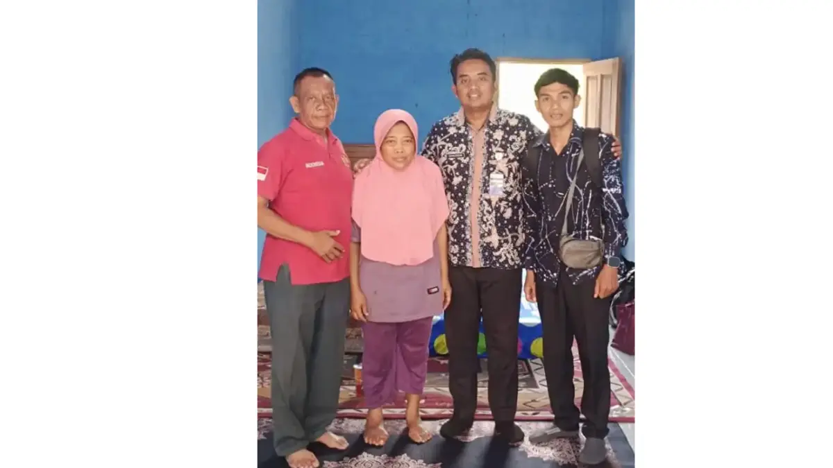 Sutinah warga Desa Jepangpakis direlokasi ke kios desa setempat. (FOTO ISTIMEWA) 