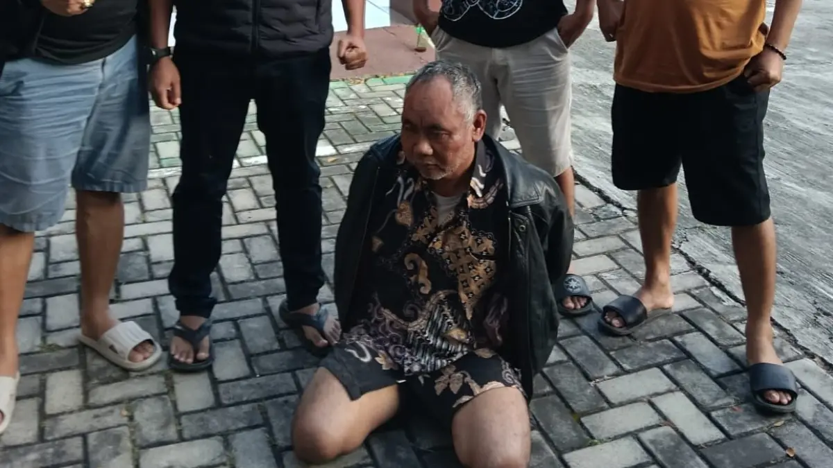 Oknum tersangka kiai diduga lakukan pencabulan 50 santriwati Pati ditangkap Polda Jateng di Wonogiri, (7/5).