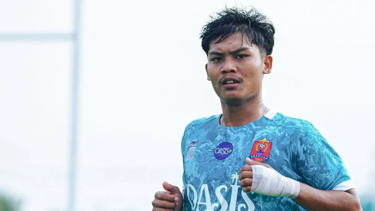 Dicky Kurniawan mencetak gol untuk Persijap saat lawan Persita, (10/5). (JPcom)