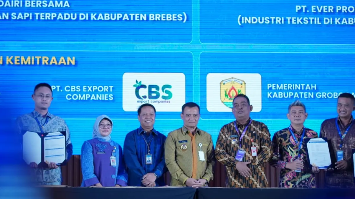 INVESTASI: Bupati Grobogan Setyo Hadi dalam ajang Central Java Investment Business Forum (CJIBF) Keris Jateng dan UMKM Grande 2026,
