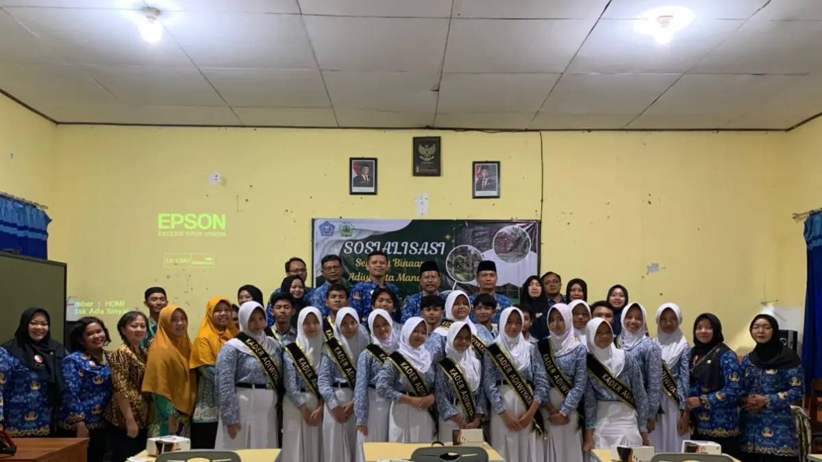 MoU: SMPN 3 Purwodadi pengukuhan kader adiwiyata hingga memiliki tiga sekolah binaan.