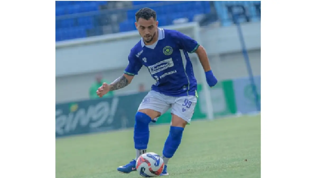 Gelandang Persiku Kudus Caique Souza. (PERSIKU)
