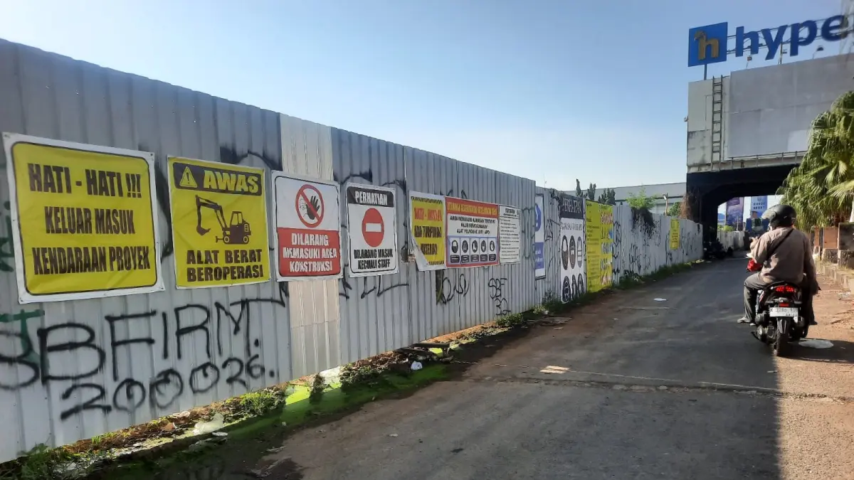 Area pembangunan Gedung Kudus Sehat. (INDAH SUSANTI/RADAR PATI)