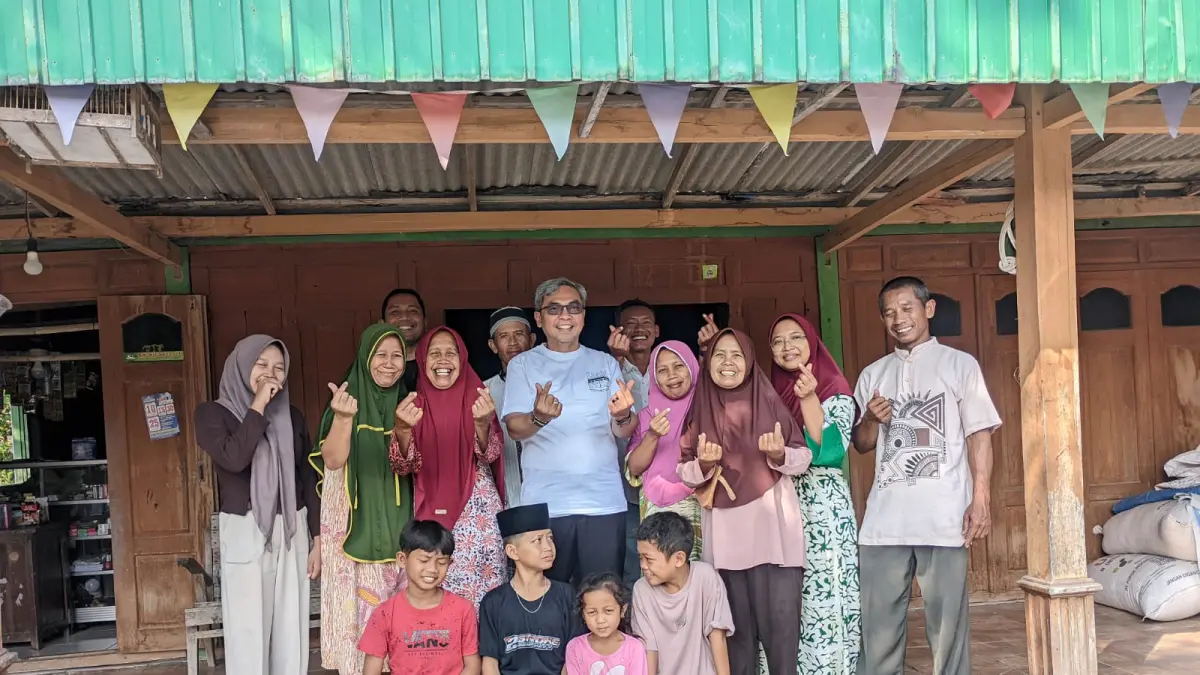 BERKUMPUL: Ketua KPK RI saat berkumpul keluarga besar di Kabupaten Grobogan.