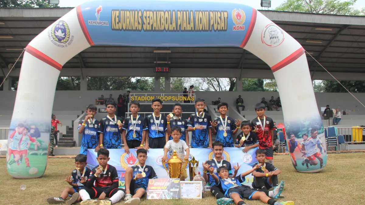 Akademi Purba juara Kejurnas Sepak Bola KONI Cup VII 2026. (PURBA UNTUK RADAR PATI) 